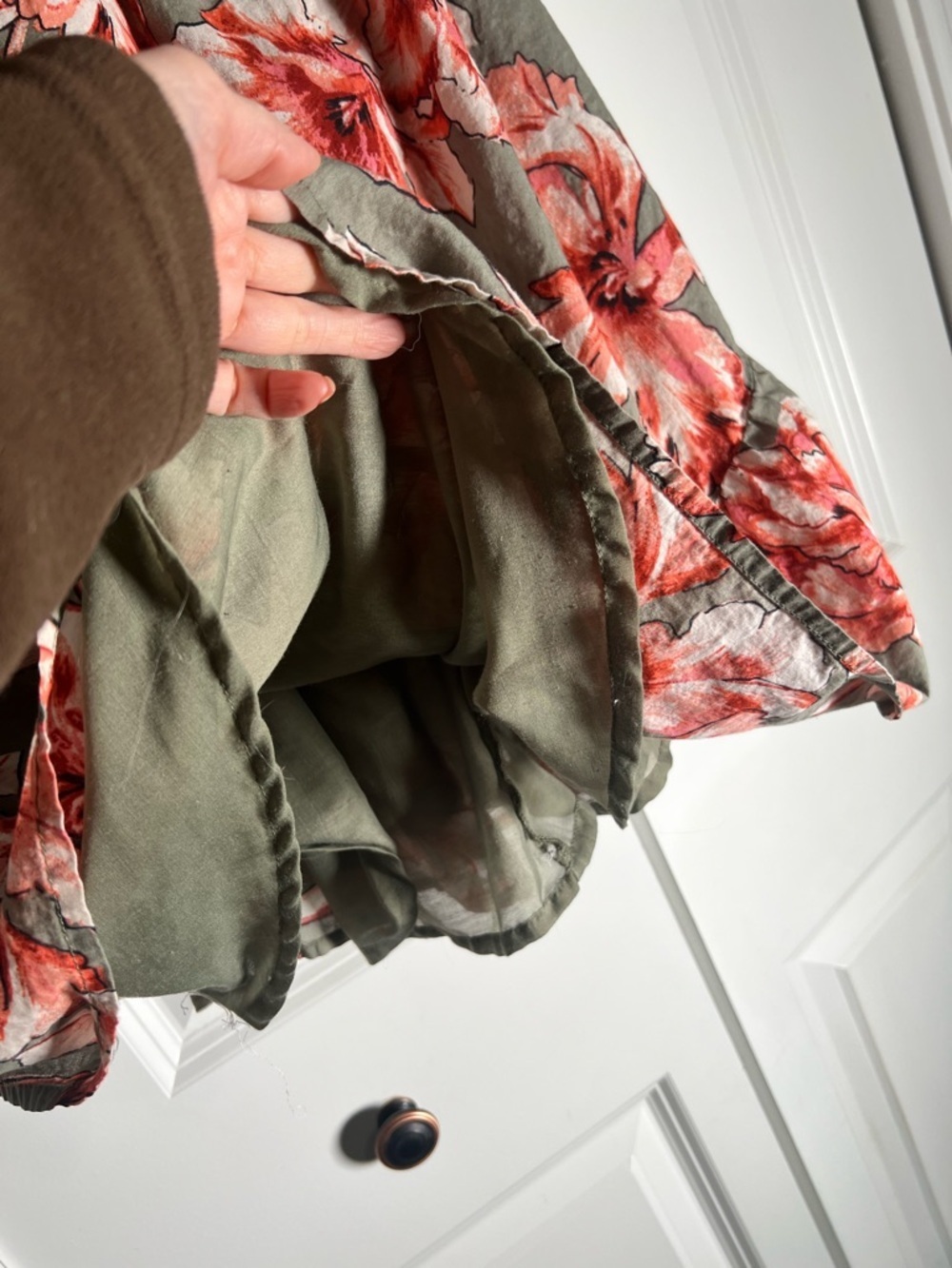 Maurices Floral Ruched Mini Dress - Picture 4 of 9